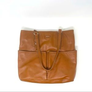 Relic Fossil Brown Travel Tote Shoulder Bag